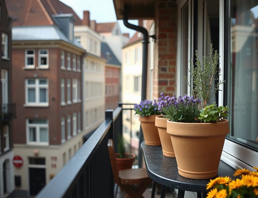 Stylish balcony planters Amsterdam for small space gardens